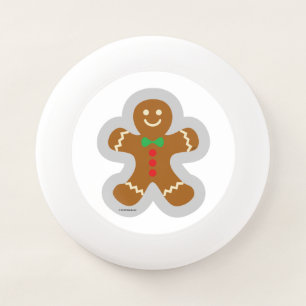Gingerbread Man Making The Angel In The Snow Wham-O Frisbee