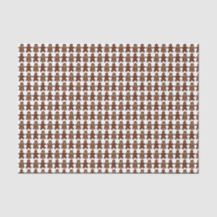 Gingerbread Man Men Lady Christmas Cookie Holiday Tissue Paper