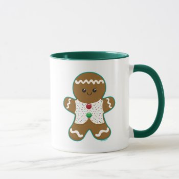 Gingerbread Man Mug by kimchikawaii at Zazzle