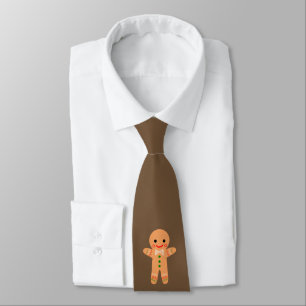 Gingerbread Man Neck Tie