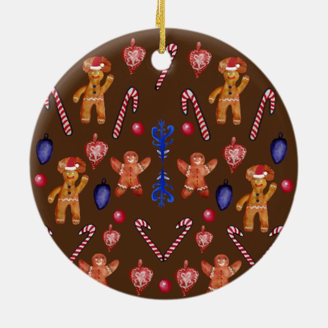 Gingerbread Man Ornament (Back)