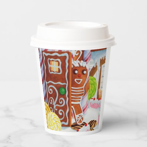 GINGERBREAD MAN Paper Cups