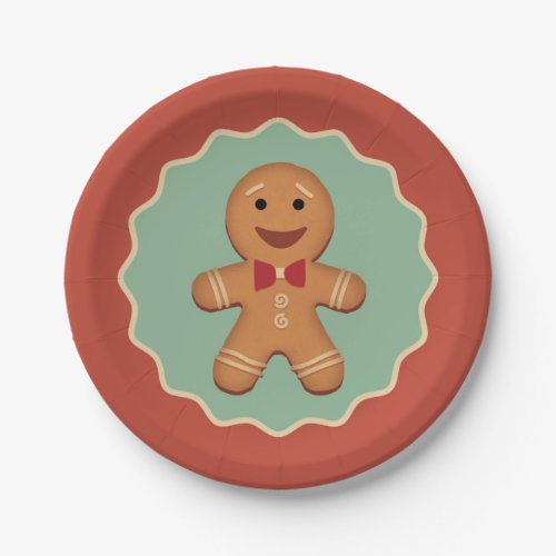Gingerbread Man Paper plates