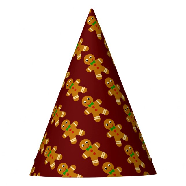 Gingerbread Man Party Hat (Front)