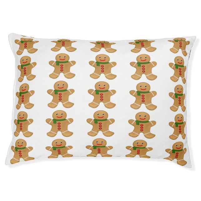 Gingerbread Man Pet Bed (Front)