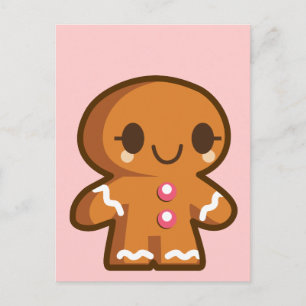 Gingerbread Man Postcard