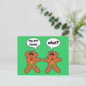 gingerbread man postcard | Zazzle