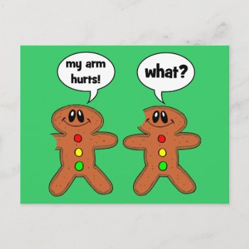 Gingerbread Man Postcard by holidaysboutique at Zazzle