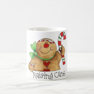 Gingerbread Man Raising Cane Mug