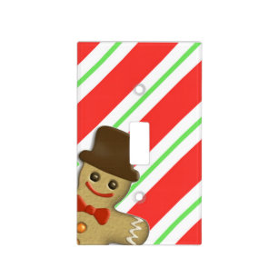 Gingerbread Man Single Toggle Light Switch Cover