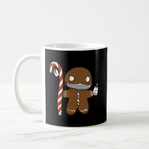 Gingerbread Man Social Distancing Pandemic Coffee Mug