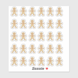 Gingerbread Man Stickers