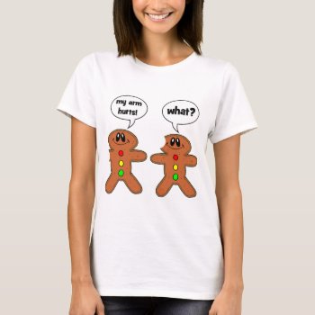 Gingerbread Man T-shirt by holidaysboutique at Zazzle
