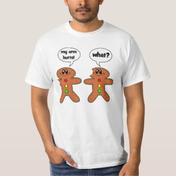Gingerbread Man T-shirt by holidaysboutique at Zazzle