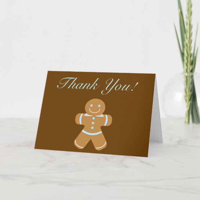 Gingerbread Man thank you (Front)