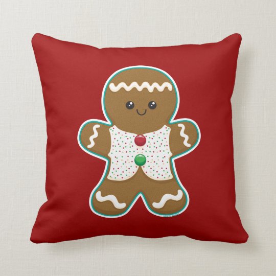 gingerbread pillow