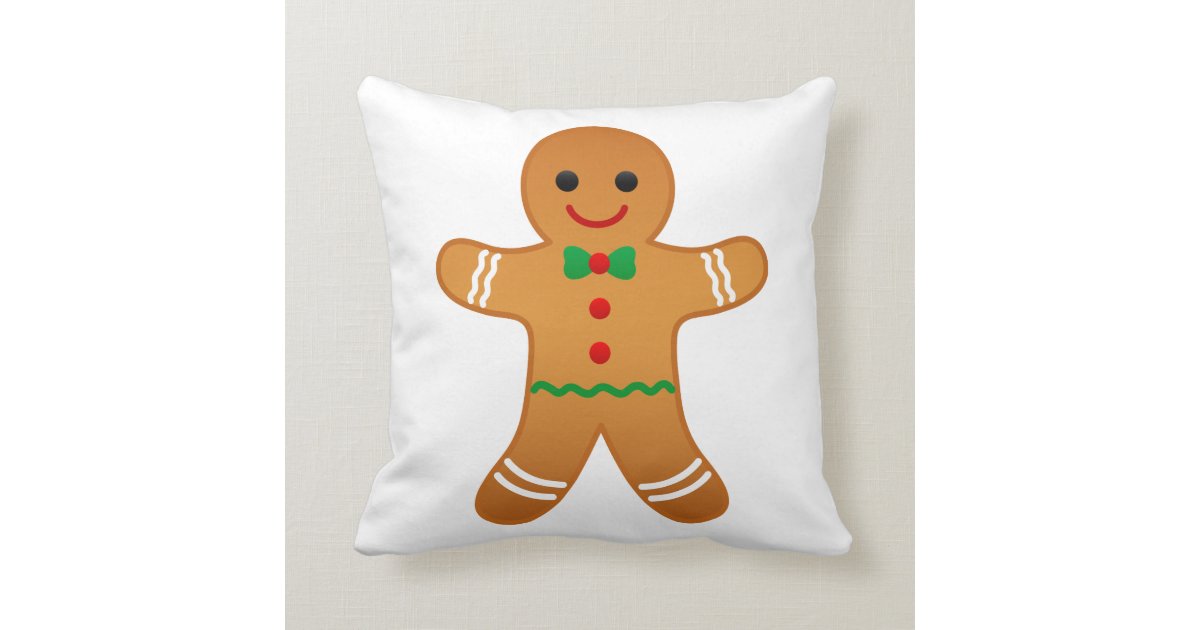 gingerbread man pillow