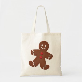 Gingerbread Man Tote Bag by runninragged at Zazzle