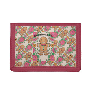 Gingerbread Man Tri-fold Wallet
