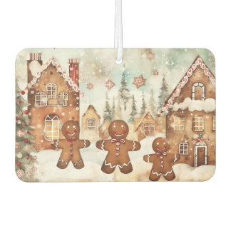 Gingerbread Man Village Air Freshener