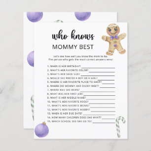 Gingerbread man - Who knows mommy best