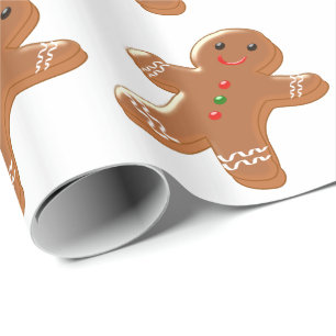 Gingerbread Man Wrapping Paper