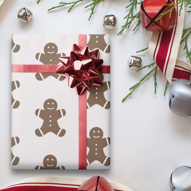 Gingerbread Man Wrapping Paper (Gingerbread Man Wrapping Paper)