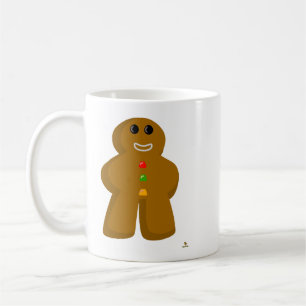 Gingerbread Meeple Game Holiday Art Joy Coffee Mug