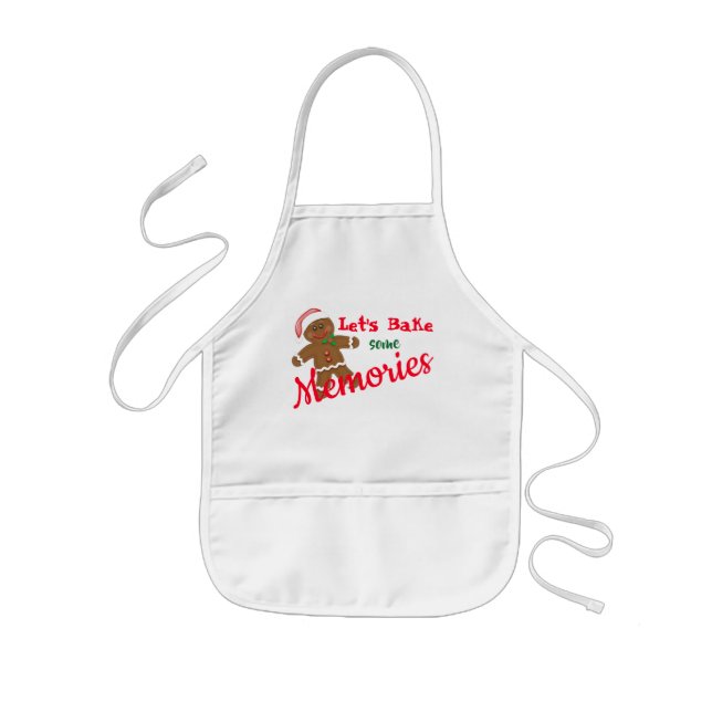Gingerbread Memories Kids' Apron (Front)
