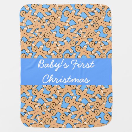 Gingerbread Men Baby Blanket