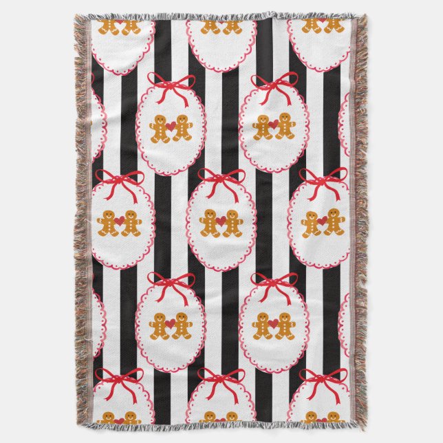 Gingerbread men Blanket (Front Vertical)