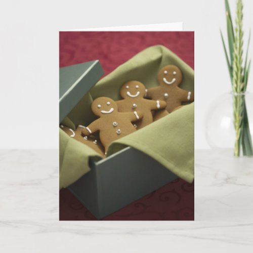 Gingerbread Men Christmas Card