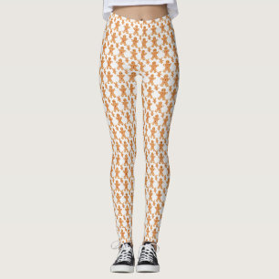Gingerbread Men Christmas Holiday Leggings