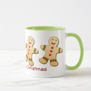 Gingerbread Men Christmas Mug