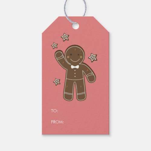 Gingerbread Men Holiday Gift Tag