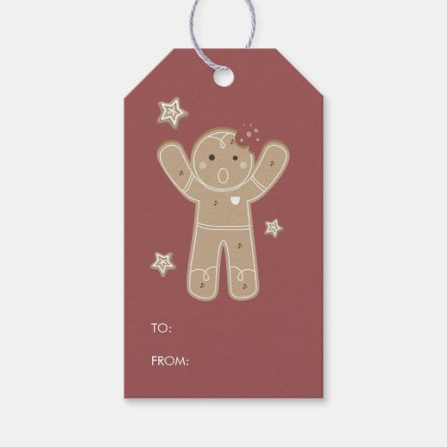 Gingerbread Men Holiday Gift Tag