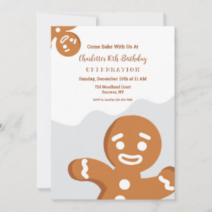 Gingerbread Men Invitations