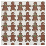 Gingerbread Men Man Lady Holiday Christmas Cookie Fabric