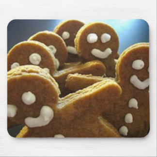 gingerbread men mouse pad
