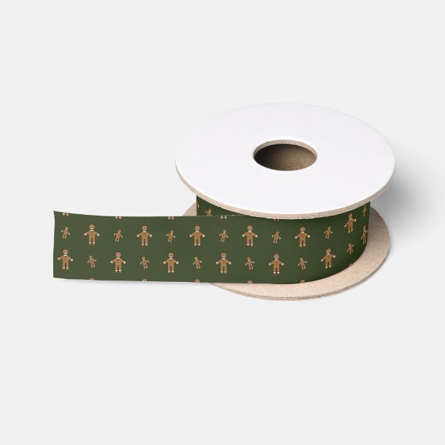 Gingerbread Men Ribbon (Spool)