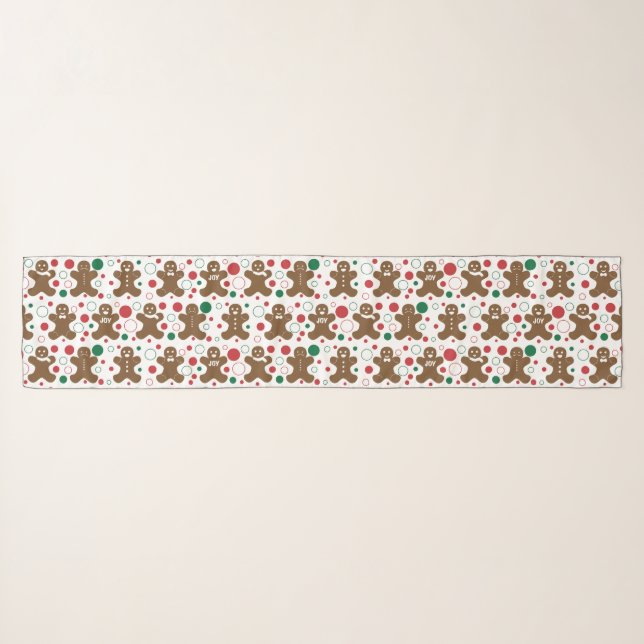 Gingerbread Men - Scarf (Front (Horizontal))