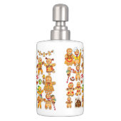 Gingerbread Men Soap Dispenser Set (Back)