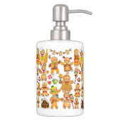 Gingerbread Men Soap Dispenser Set (Right)