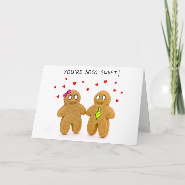 gingerbread men valentines card (Front)