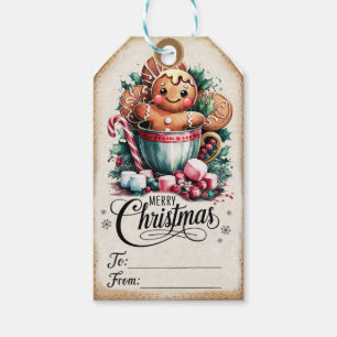 Gingerbread Mug & Marshmallow Cheer Gift Tags
