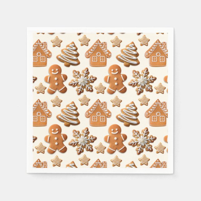 Gingerbread Napkins (Front)