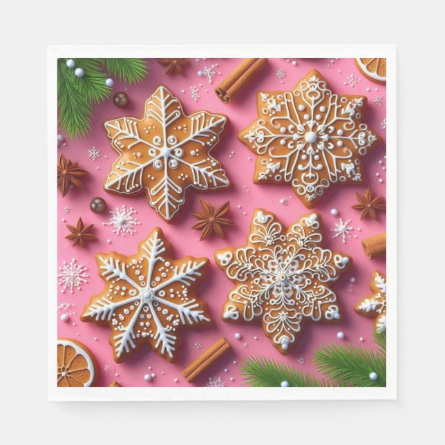 Gingerbread napkins! napkins (Front)