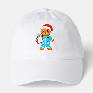 Gingerbread Nurse Christmas 2026 Holiday Healthcar Hat