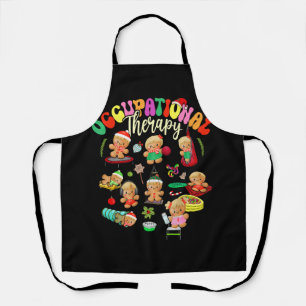 Gingerbread Occupational Therapy OT OTA Therapist Apron