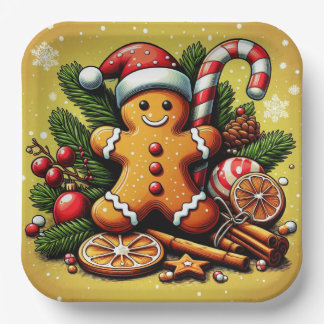 Gingerbread paper plate! plates
